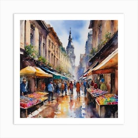 London Market Art Print