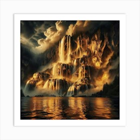 Waterfall 47 Art Print