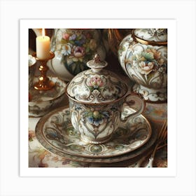 Table Setting 4 Art Print