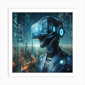 Futuristic Cityscape 169 Art Print