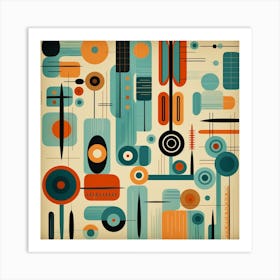 Abstract Pattern Vector Art Print