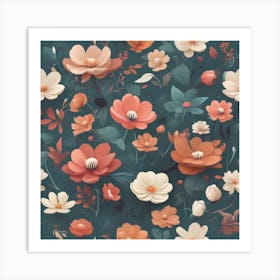 A charming Flowers 1 Art Print