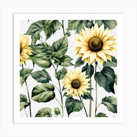 Sunflowers 9 Art Print