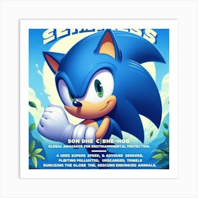 Sonic The Hedgehog 38 Art Print