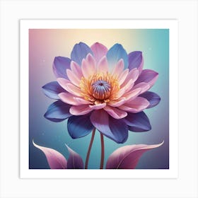 Lotus Flower 3 Art Print