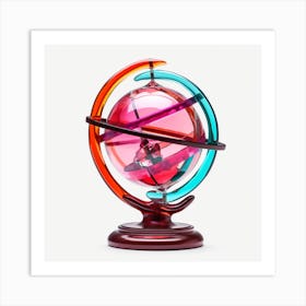 Colorful Globe Art Print