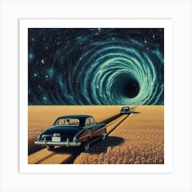 Black Hole Art Print