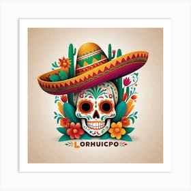 Mexican Skull 59 Art Print