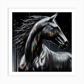 Creative Horse Beauty Illustration Nr 240 Art Print