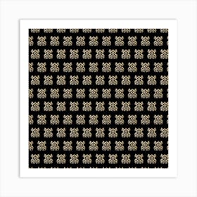 Gold Skulls Art Print