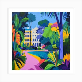 Colourful Gardens Kew Gardens Hillsborough Canada 1 Art Print