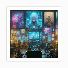 Cyberpunk Art 1 Art Print