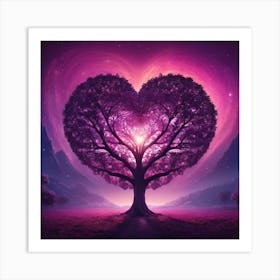 Heart Tree 13 Art Print