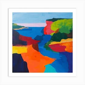 Abstract Travel Collection Comoros 1 Art Print