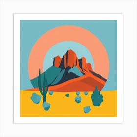 Arizona Desert Art Print