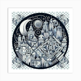 Cityscape 19 Art Print