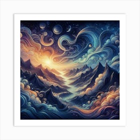 Dreamscape 4 Art Print