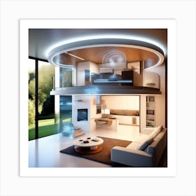 Futuristic Home 2 Art Print