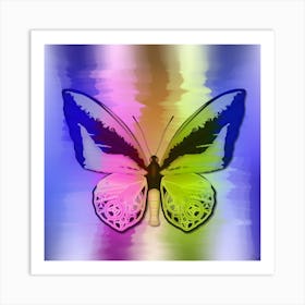 Mechanical Butterfly The Goliath Birdwing Techno Ornithoptera Goliath Light Art Print