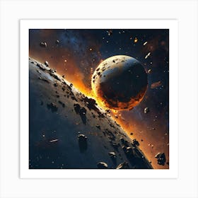 Space Explosion 2 Art Print