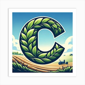 Letter C 1 Art Print