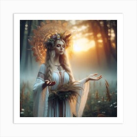 Egyptian Goddess 1 Art Print