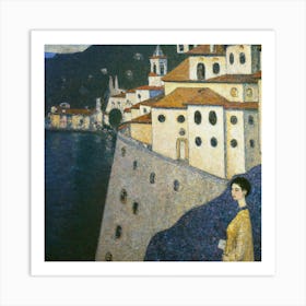 Kirche in Cassone by Gustav Klimt 2 Art Print