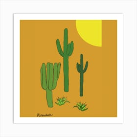 Cactus Marrakesh Art Print