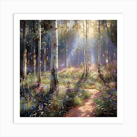 Aspen Forest Art Print