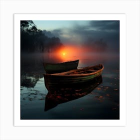 Boats Fine Art Posters By Csaba Fikker For Ai Art Depot 13 Art Print