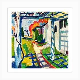 Grape Arbor (Ca Art Print