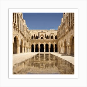 Courtyard Of A Palace Art Print