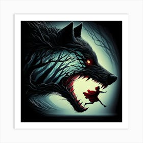 Red Riding Hood 3 Art Print