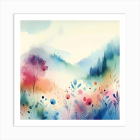 Watercolor Painting 56 Art Print