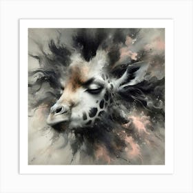 Giraffe 12 Art Print