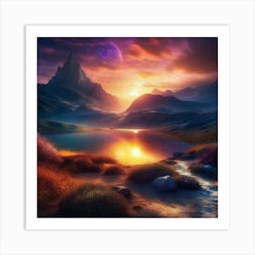 Landscape Wallpapers 19 Art Print