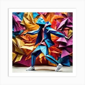 Origami Dancer 126 Art Print