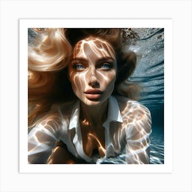 Underwater Beauty Art Print