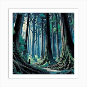 Forest Of Trees Art Print