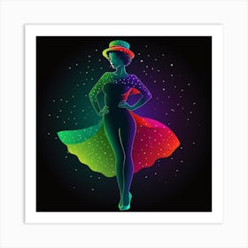 Girl In A Hat Art Print