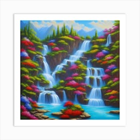 Waterfall 8 Art Print