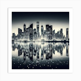 New York City Skyline 1 Art Print