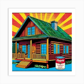 Pop House Art Print