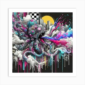 Octopus 32 Art Print