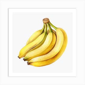 Bunch Of Bananas Art Print