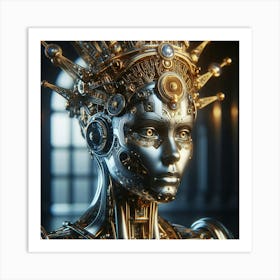 Woman With A Crown Art Print