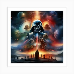 Star Wars The Force Awakens 16 Art Print