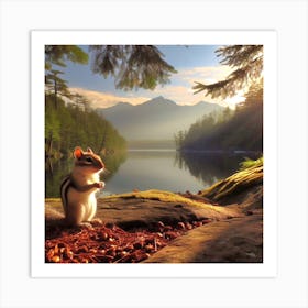 Chipmunk 3 Art Print