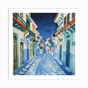 Street In Morocco Art Print