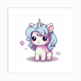 Cute Unicorn 220 Art Print